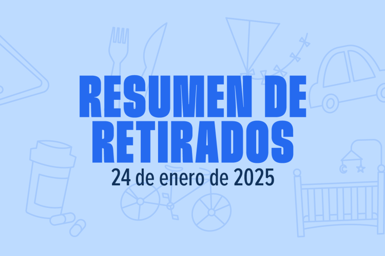 retirados del mercado la semana del 24 de enero de 2025